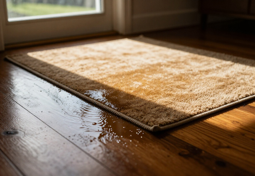 Wet Carpet Drying in Caravan Head